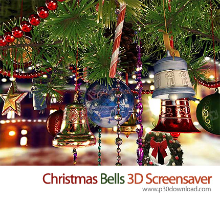 دانلود Christmas Bells 3D Screensaver v1.0 Build 1 - اسکرین سیور زنگ های درخت کریسمس