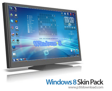دانلود Windows 8 Skin Pack v2.0 For XP - پوسته تغییر محیط ویندوز XP به ویندوز 8