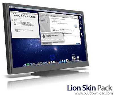 دانلود Lion Skin Pack v8.0 for Windows 7 - پوسته تغییر محیط ویندوز 7 به سیستم عامل مک ورژن Lion