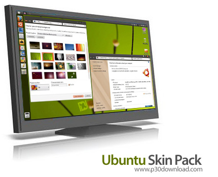دانلود Ubuntu Skin Pack v6.0 for Windows 7 - پوسته تغییر محیط ویندوز 7 به سیستم عامل لینوکس ورژن Ubu