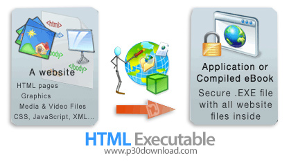 دانلود HTML Executable v3.6.5 - نرم افزار تبدیل فایل های HTML به فایل اجرایی EXE