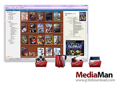 دانلود MediaMan v3.10 Build 1109 - نرم افزار مدیریت و سازماندهی فایل های مدیا