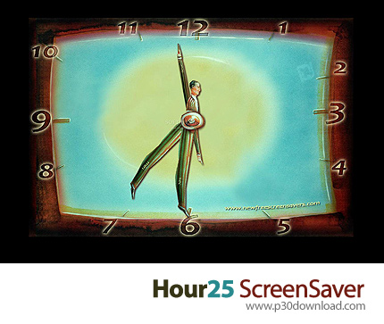 دانلود Hour25 ScreenSaver - اسکرین سیور ساعت
