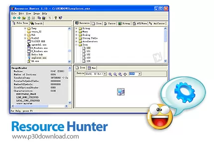 دانلود Resource Hunter v1.32 - نرم افزار دسترسی به سورس فایل های ویندوز 