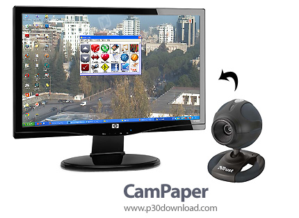 دانلود CamPaper v4.202 - نرم افزار قراردادن تصویر وب کم برای والپیپر دسکتاپ