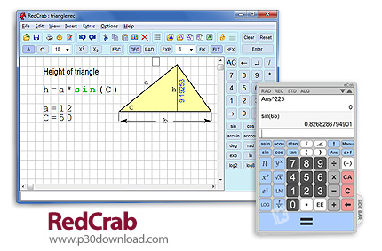 دانلود RedCrab PLUS v7.13.0.732 + v6.32.0 Portable - نرم افزار ماشین حساب مهندسی