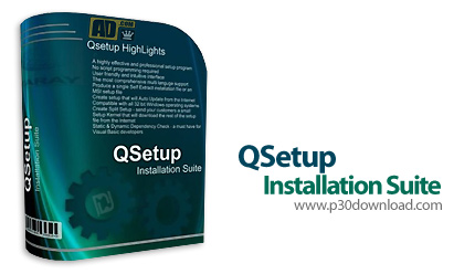 دانلود QSetup Installation Suite v12.0.0.4 - نرم افزار تهیه و ساخت فایل نصب برنامه های مختلف