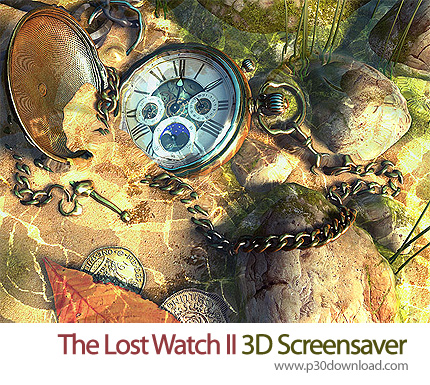 دانلود The Lost Watch II 3D Screensaver v1.0 Build 4 - اسکرین سیور ساعت گمشده در قعر آب