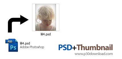 دانلود PSD+Thumbnail v1.0 - نرم افزار افزودن قابلیت نمایش Thumbnail فایل های PSD