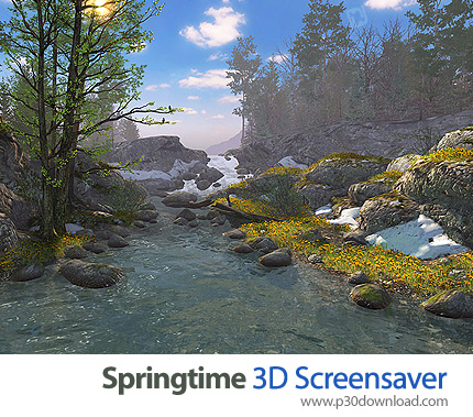 دانلود Springtime 3D Screensaver v1.0 Build1 - اسکرین سیور فصل بهار