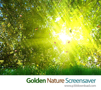 دانلود Golden Nature Screensaver - اسکرین سیور طبیعت طلایی