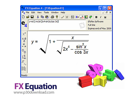 دانلود FX Equation v5.009.1 - نرم افزار نوشتن معادله های ریاضی