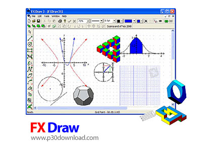 دانلود FX Draw v6.003.11 - نرم افزار رسم نمودار و اشکال هندسی