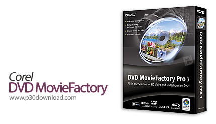 نرم افزار Corel DVD MovieFactory Pro v7.0 - نرم افزار ساخت و رایت انواع دی وی دی و دیسک های بلوری