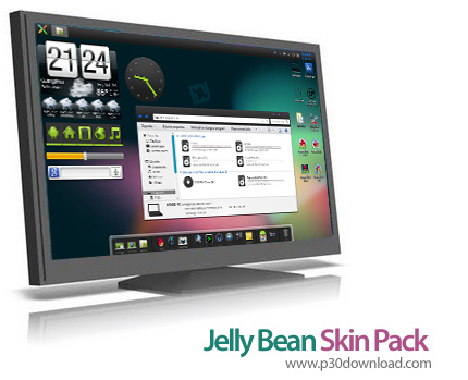 دانلود Jelly Bean Skin Pack v4.0 for Windows 7 x86/x64 - پوسته تغییر محیط ویندوز 7 به آندروید