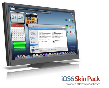 دانلود iOS6 Skin Pack v3.0 for Windows 7 x86/x64 - پوسته تغییر ظاهر ویندوز 7 به iOS6