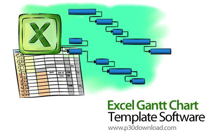 دانلود Excel Gantt Chart Template Software v7.0 - نرم افزار قالب گانت چارت