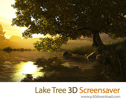 دانلود Lake Tree 3D Screensaver v1.0.0.1 - اسکرین سیور درخت کنار دریاچه
