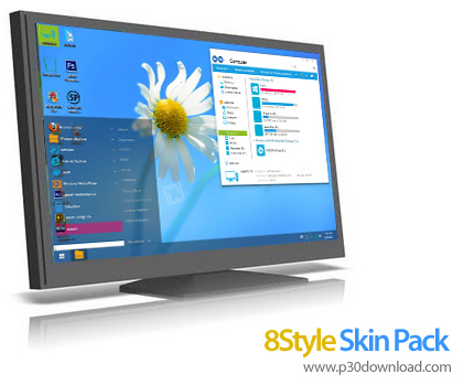 دانلود 8Style Skin Pack v3.0 - دانلود پوسته ی تبدیل ویندوز 7 به ویندوز 8