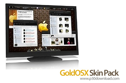 دانلود GoldOSX Skin Pack v1.0 For windows XP and 7 x86/x64 - پوسته GoldOSX برای ویندوز XP و 7