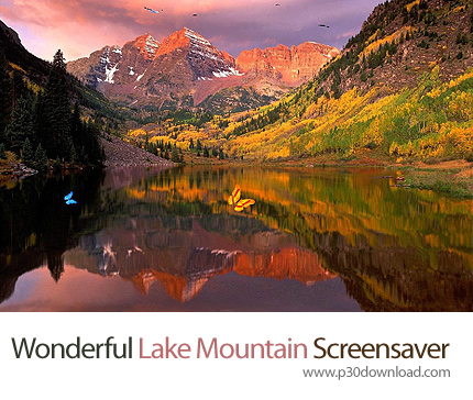 دانلود Wonderful Lake Mountain Screensaver - اسکرین سیور کوهستان دریاچه