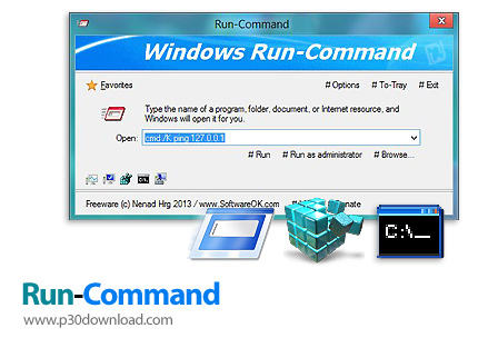 دانلود Run-Command v5.55 x86/x64 - جایگزین مناسب برای Run ویندوز