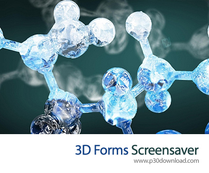 دانلود 3D Forms Screensaver v1.4 - اسکرین سیور و والپیپر متحرک اشکال هندسی سه بعدی