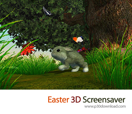 دانلود Easter 3D Screensaver 2013 v1.0 - اسکرین سیور خرگوش