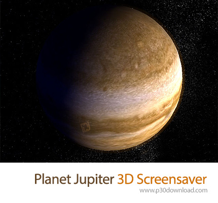 دانلود Planet Jupiter 3D Screensaver v1.1 - اسکرین سیور سیاره مشتری