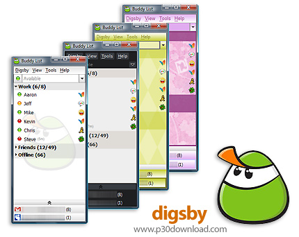 دانلود digsby Build 30295 - نرم افزار چت کردن هم زمان با چند آی دی مختلف