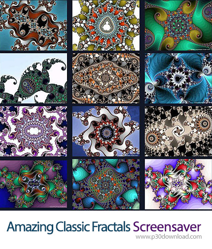 دانلود Amazing Classic Fractals Screensaver v3.0 - اسکرین سیور بی نظیرترین تصاویر کلاسیک فراکتال