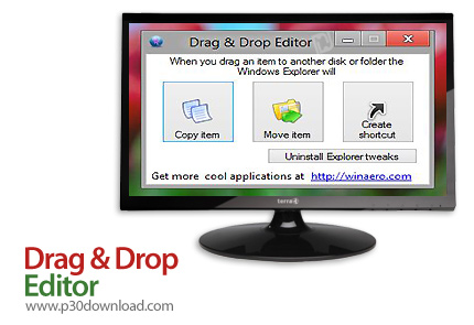 drag and drop web editor
