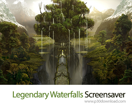 دانلود Legendary Waterfalls Screensaver - اسکرین سیور آبشارهای افسانه ای