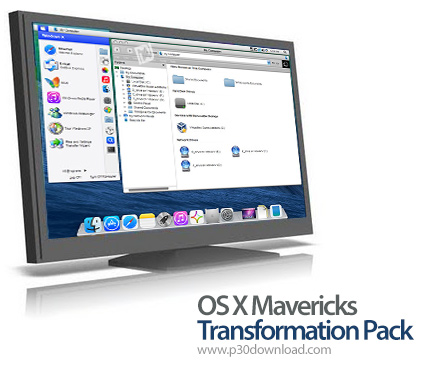 دانلود OS X Mavericks Transformation Pack v3.0 - نرم افزار تبدیل محیط ویندوز به سیستم عامل مک