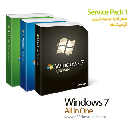 دانلود Windows 7 SP1 AIO 10in1 Build 7601.27170 (2024.06) x86/x64 - ویندوز 7 (تمامی نسخه ها یکجا) به
