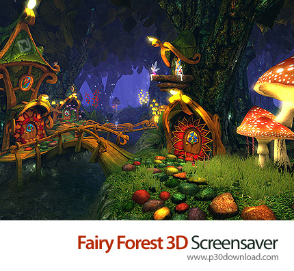 دانلود Fairy Forest 3D Screensaver and Animated Wallpaper v1.0 - اسکرین سیور جنگل پریان