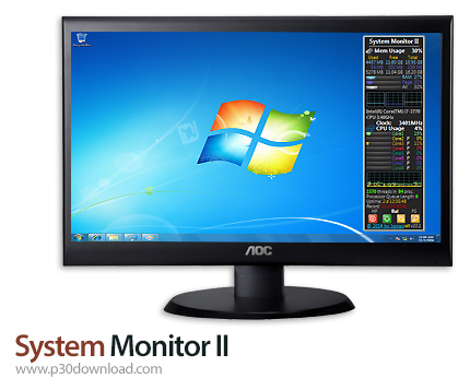 دانلود System Monitor II v30.2 - گجتی برای نمایش لحظه ای اطلاعات ویندوز
