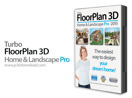 دانلود IMSI TurboFloorPlan 3D Home & Landscape Pro 2015 v17.5.5.1001 - نرم افزار طراحی نمای خارجی و 