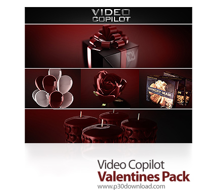 دانلود Video Copilot Valentines Pack - پکیج مدل‌های آماده سه بعدی با موضوع ولنتاین
