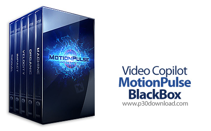 دانلود Video Copilot MotionPulse BlackBox - پکیج افکت‌های صوتی موشن پالس ویدئو کپایلت