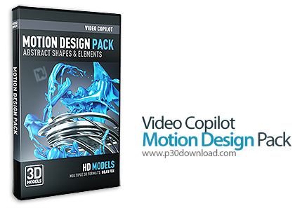 دانلود Video Copilot Motion Design Pack - پکیج مدل‌های آماده سه بعدی با موضوع عناصر و اشکال انتزاعی