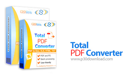 دانلود Coolutils Total PDF Converter v6.1.0.304 + v6.1.0.85 - نرم افزار تبدیل فرمت فایل PDF به فرمت 