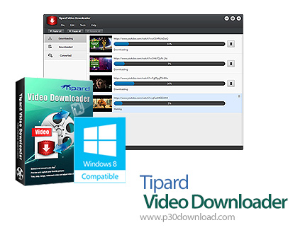 دانلود Tipard Video Downloader v5.0.50 - نرم افزار دانلود ویدئو های آنلاین