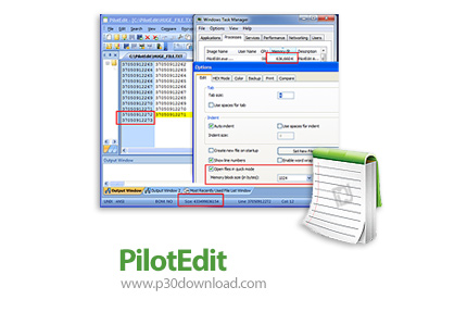 دانلود PilotEdit v16.7.0 x86/x64 - نرم افزار ویرایشگر فایل های متنی