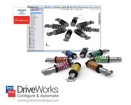 دانلود DriveWorks Pro v16.0 SP0 for SolidWorks 2010-2018 x86/x64 - نرم افزار خودکارسازی فرآیند طراحی
