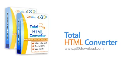 دانلود CoolUtils Total HTML Converter v5.1.0.279 + v5.1.0.130 - نرم افزار تبدیل فایل های اچ تی ام ال