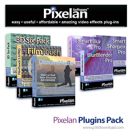 دانلود Pixelan Plugins Pack 2015.09 - مجموعه پلاگین های افکت های ویدئویی