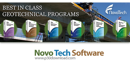 دانلود Novo Tech Software v2015.09 - نرم افزارهای کاربردی برای مهندسی ژئوتکنیک