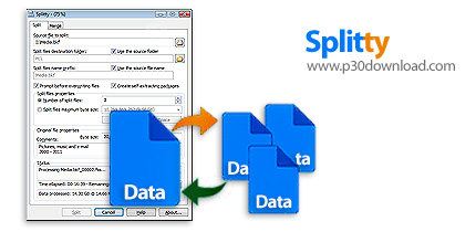 دانلود Splitty v5.23.23213 - نرم افزار ادغام و تکه تکه کردن فایل ها