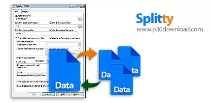 دانلود Splitty v5.23.23213 - نرم افزار ادغام و تکه تکه کردن فایل ها